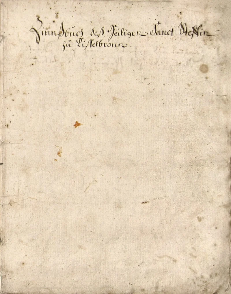 Originalseite 1 des Zinsbuchs von 1511