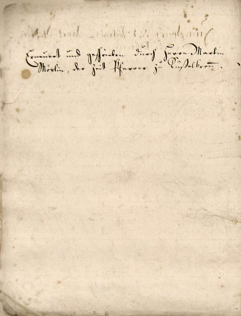 Originalseite 2 des Zinsbuchs von 1511