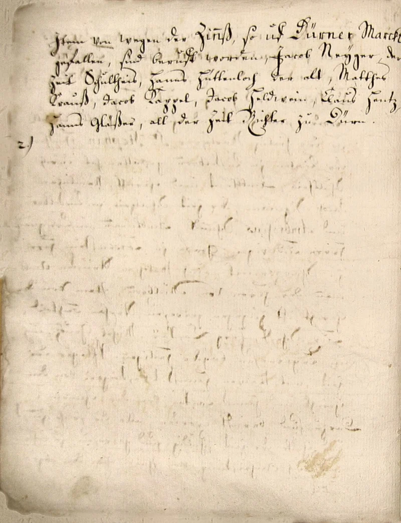 Originalseite 4 des Zinsbuchs von 1511