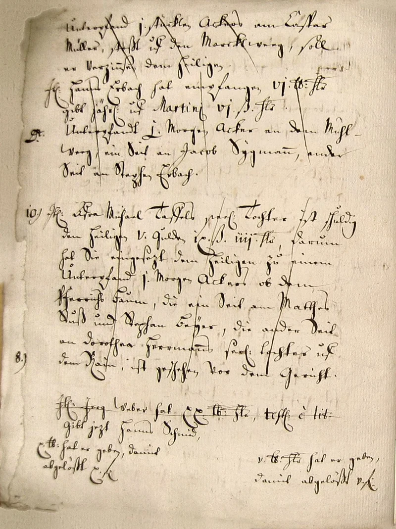 Originalseite 10 des Zinsbuchs von 1511