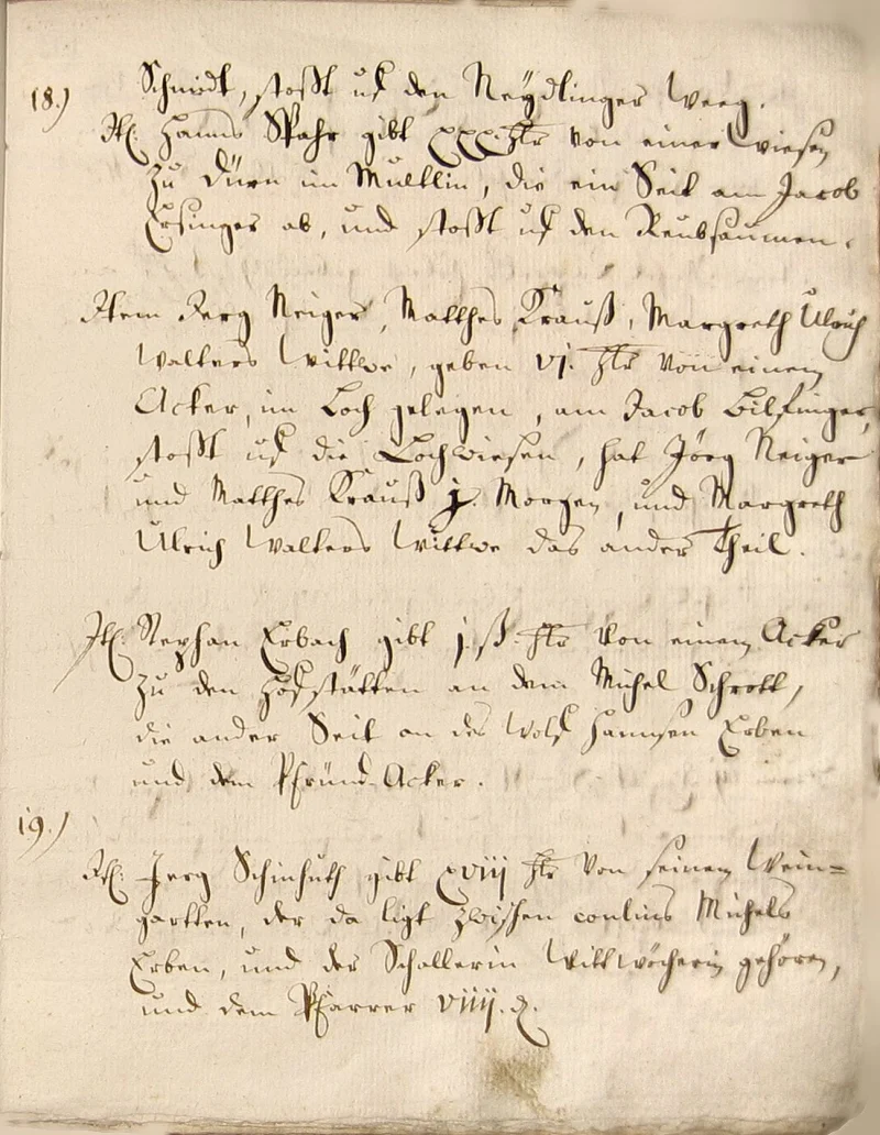 Originalseite 17 des Zinsbuchs von 1511