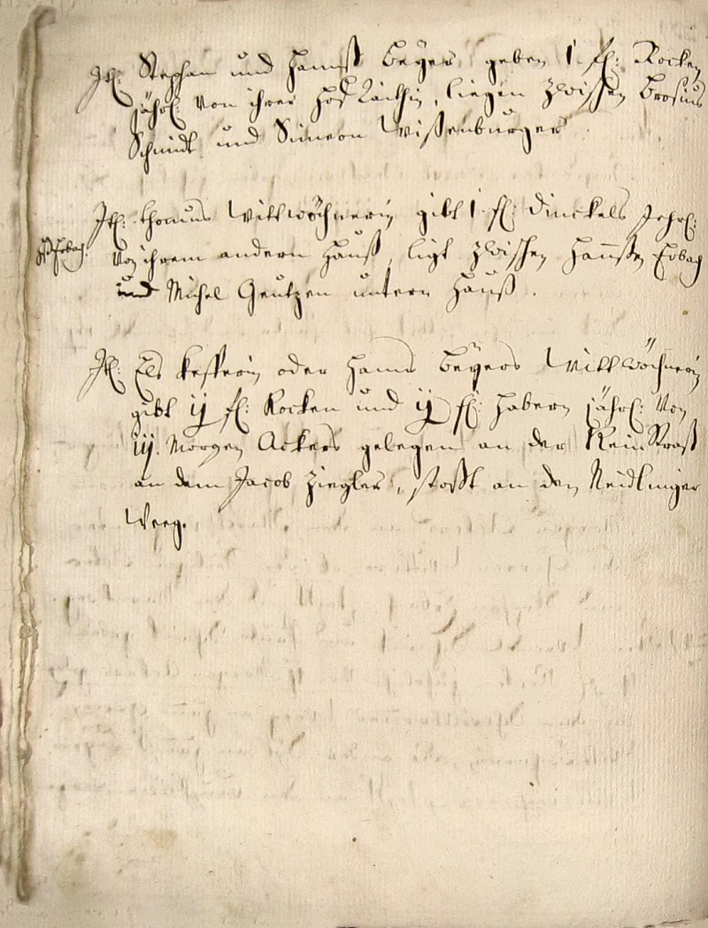 Originalseite 22 des Zinsbuchs von 1511