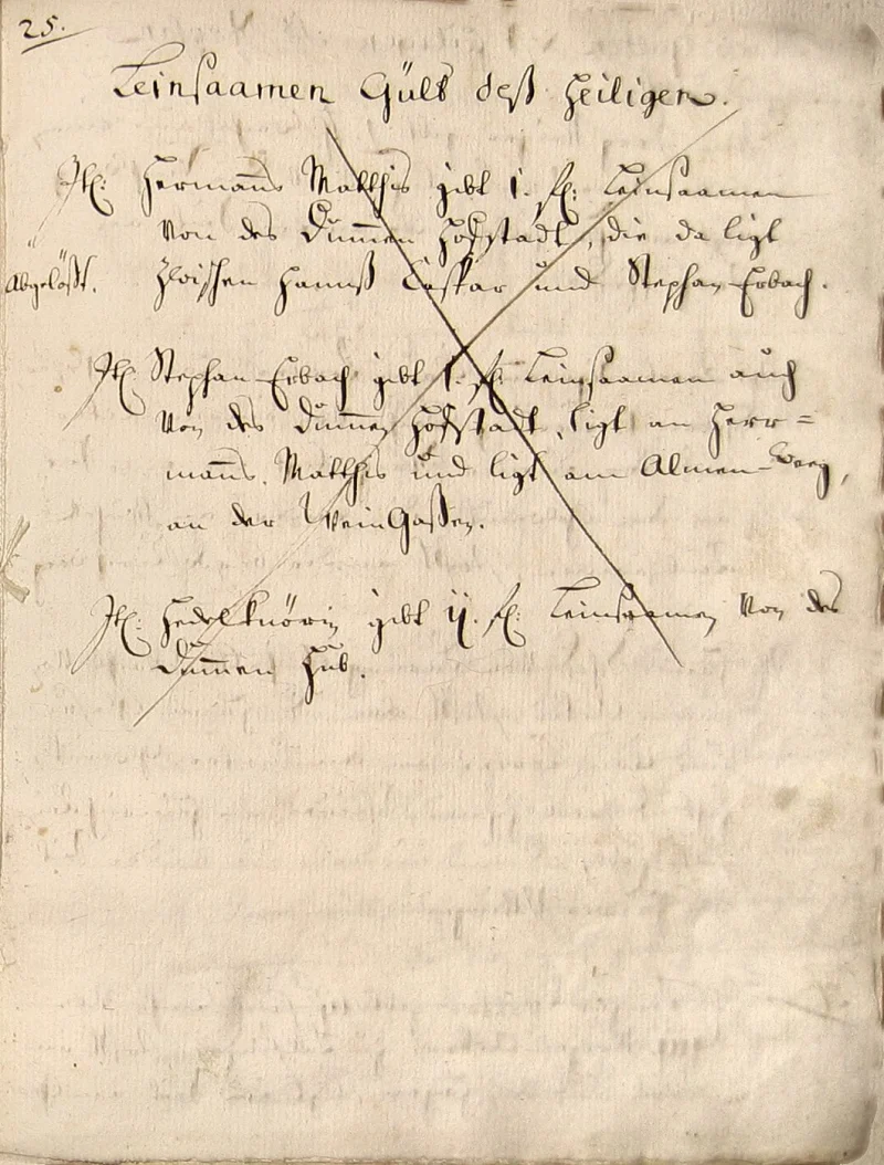 Originalseite 23 des Zinsbuchs von 1511