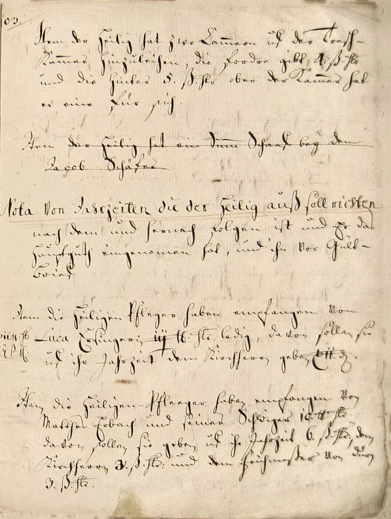 Originalseite 9 des Zinsbuchs von 1515