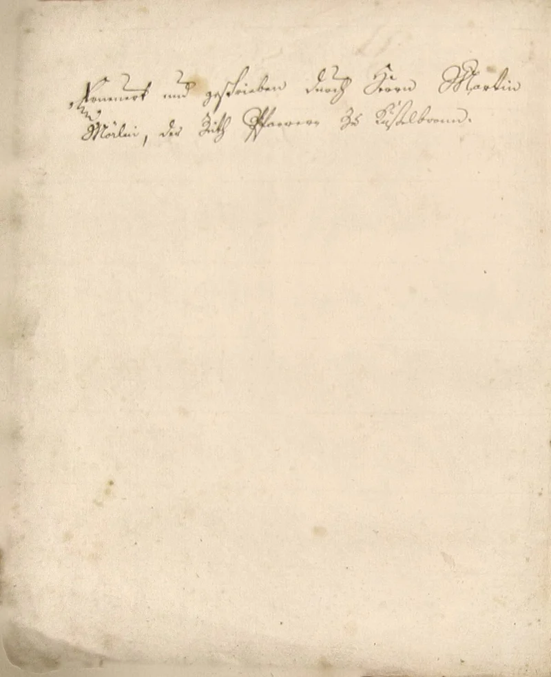 Seite 2 der Copia, der späteren Abschrift der Zinsbücher von 1511 und 1515