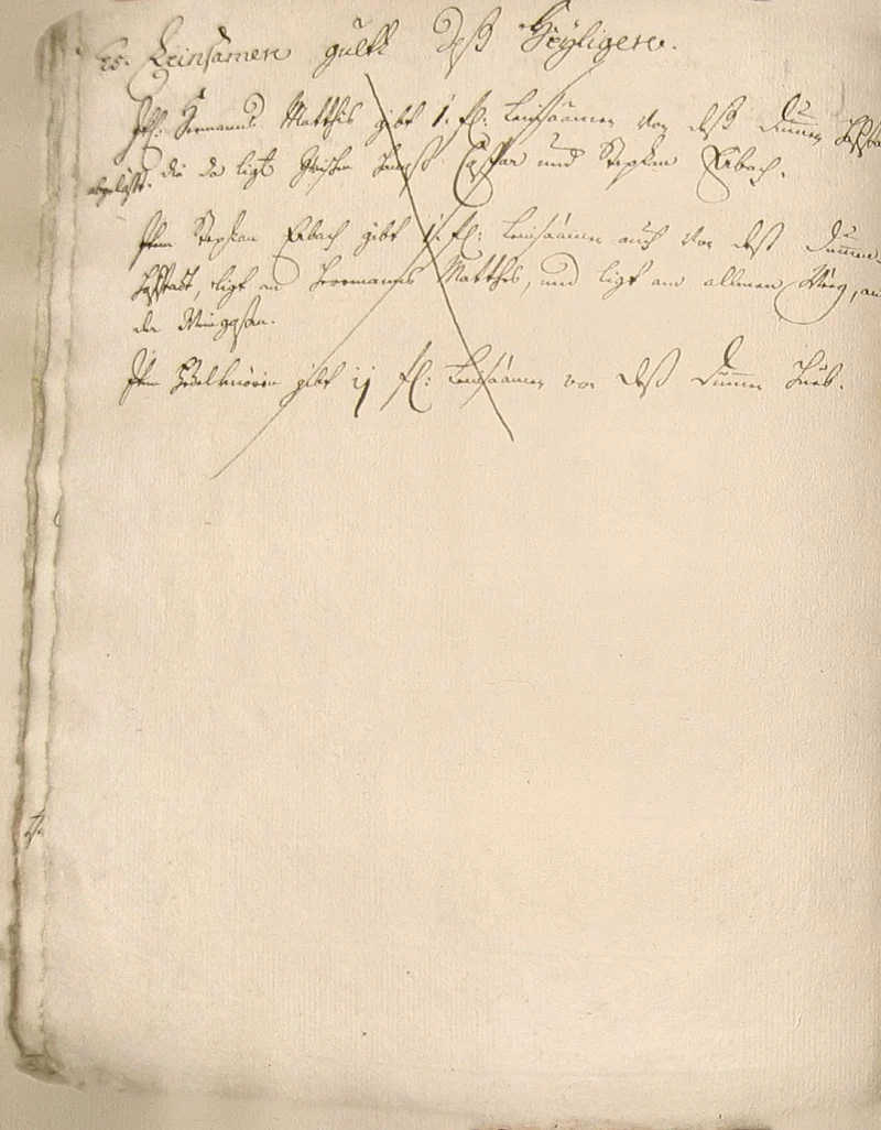 Seite 18 der Copia, der späteren Abschrift der Zinsbücher von 1511 und 1515