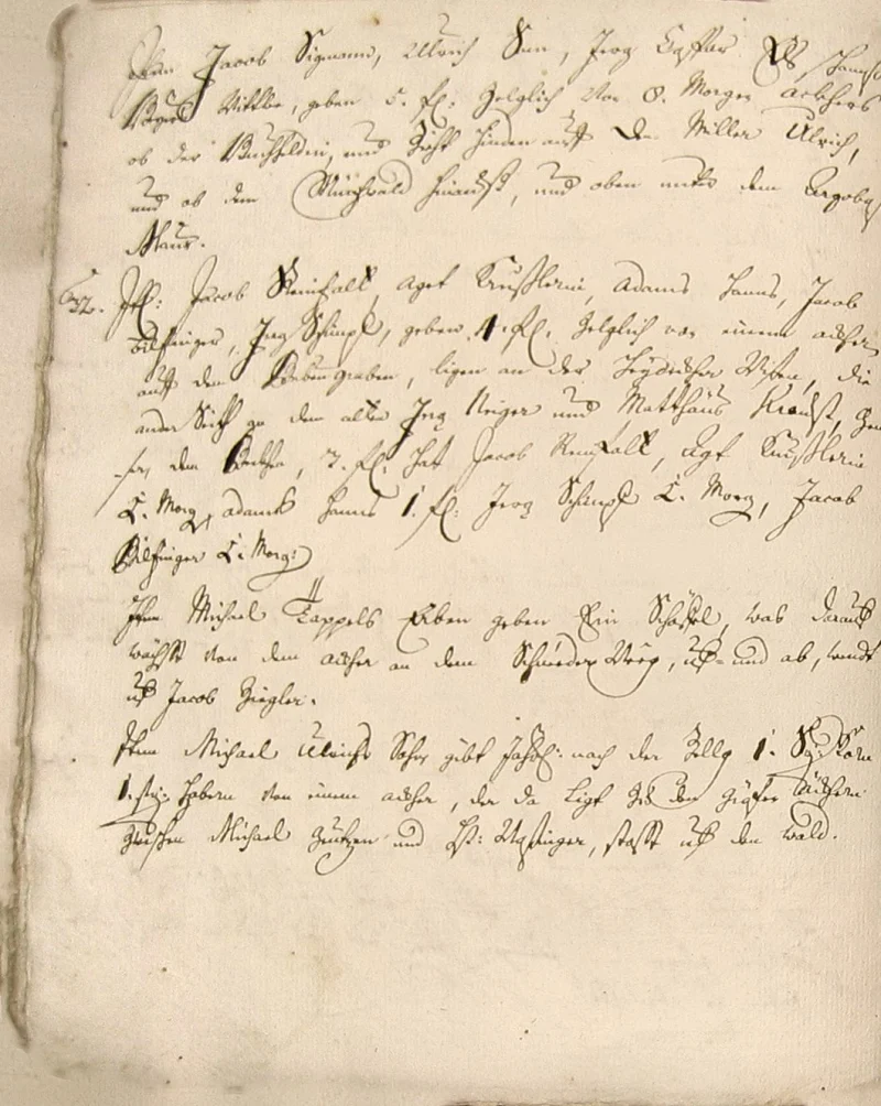 Seite 22 der Copia, der späteren Abschrift der Zinsbücher von 1511 und 1515