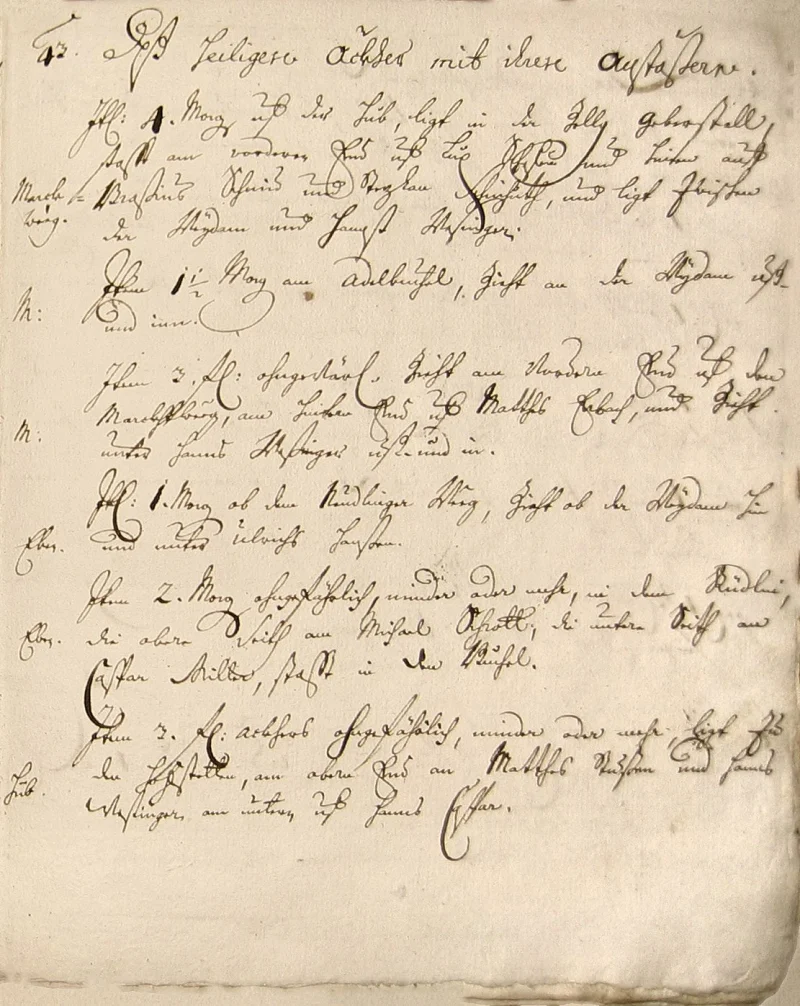 Seite 29 der Copia, der späteren Abschrift der Zinsbücher von 1511 und 1515