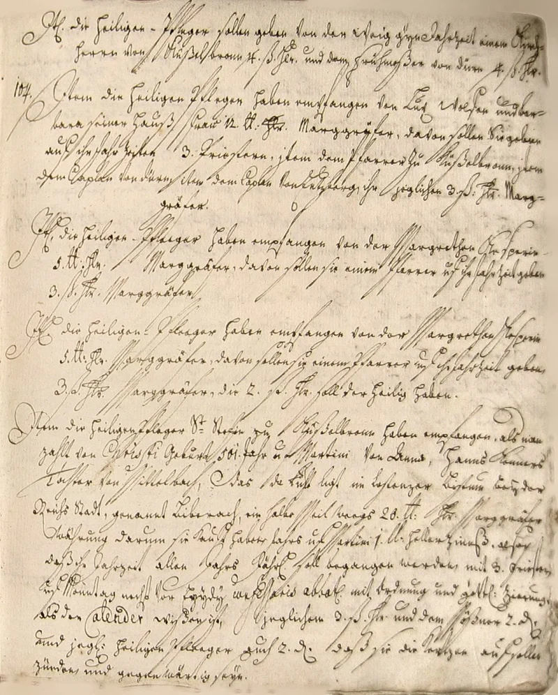 Seite 35 der Copia, der späteren Abschrift der Zinsbücher von 1511 und 1515