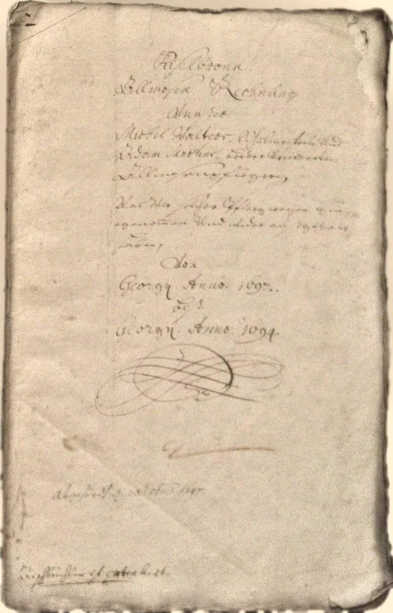 Originalseite der Almosen- und Heiligenrechnungen von Kieselbronn, Aufnahme 16 von 150 (IMG_0901).
