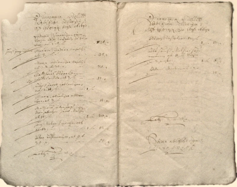 Originalseite der Almosen- und Heiligenrechnungen von Kieselbronn, Aufnahme 19 von 150 (IMG_0904).