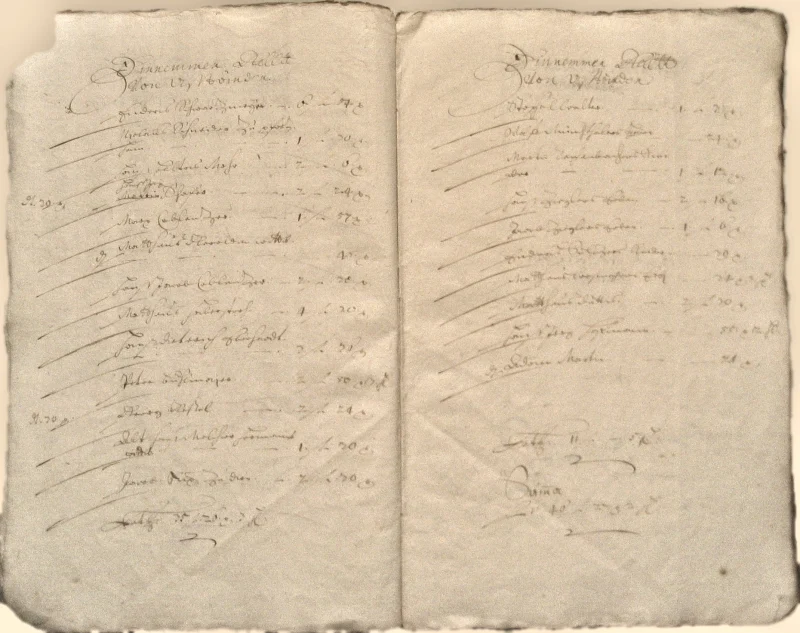 Originalseite der Almosen- und Heiligenrechnungen von Kieselbronn, Aufnahme 20 von 150 (IMG_0905).