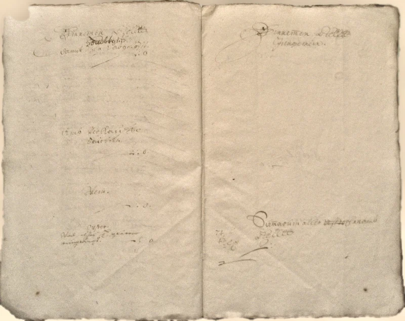 Originalseite der Almosen- und Heiligenrechnungen von Kieselbronn, Aufnahme 21 von 150 (IMG_0906).