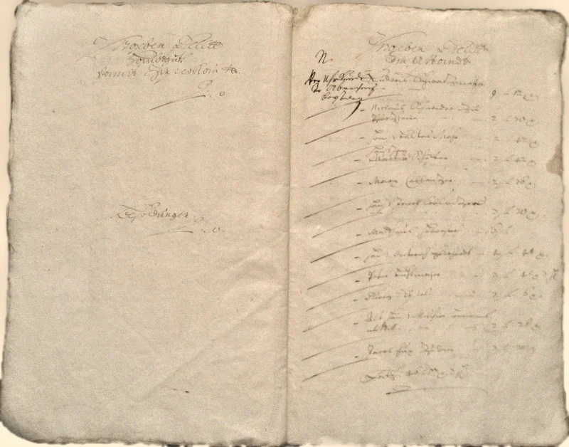 Originalseite der Almosen- und Heiligenrechnungen von Kieselbronn, Aufnahme 24 von 150 (IMG_0909).