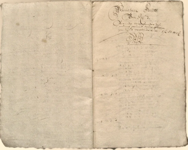 Originalseite der Almosen- und Heiligenrechnungen von Kieselbronn, Aufnahme 30 von 150 (IMG_0915).