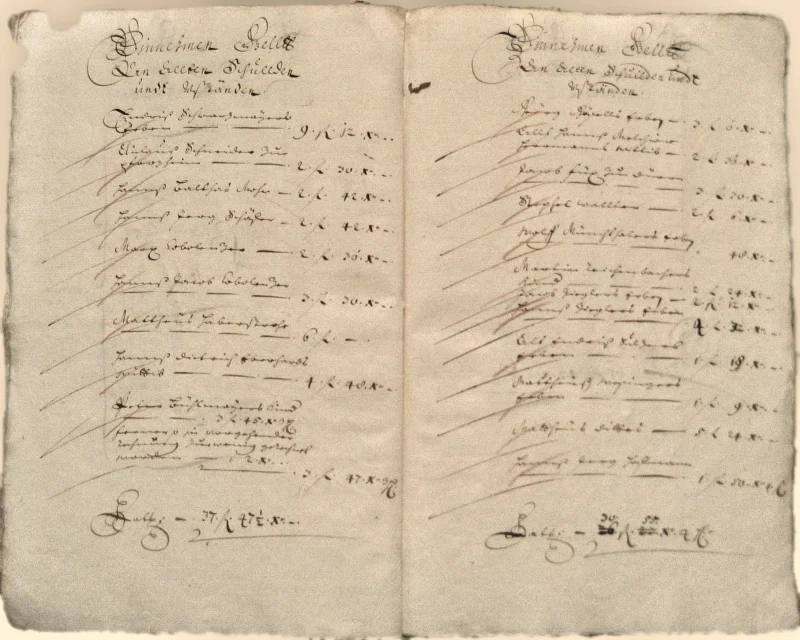 Originalseite der Almosen- und Heiligenrechnungen von Kieselbronn, Aufnahme 36 von 150 (IMG_0921).
