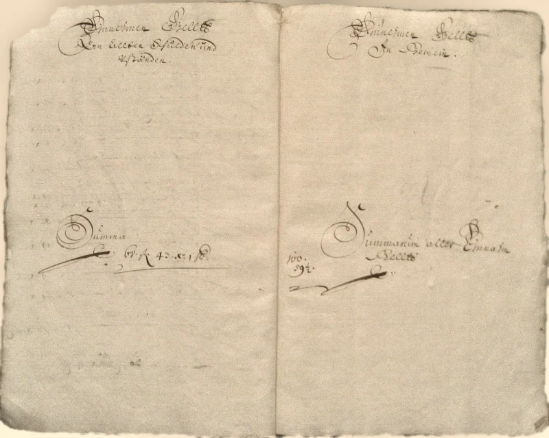 Originalseite der Almosen- und Heiligenrechnungen von Kieselbronn, Aufnahme 37 von 150 (IMG_0922).