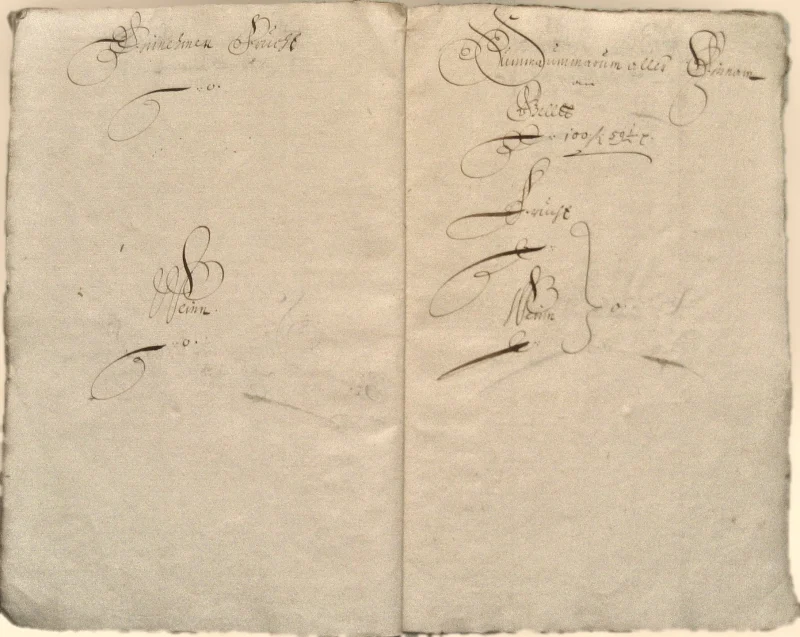 Originalseite der Almosen- und Heiligenrechnungen von Kieselbronn, Aufnahme 38 von 150 (IMG_0923).