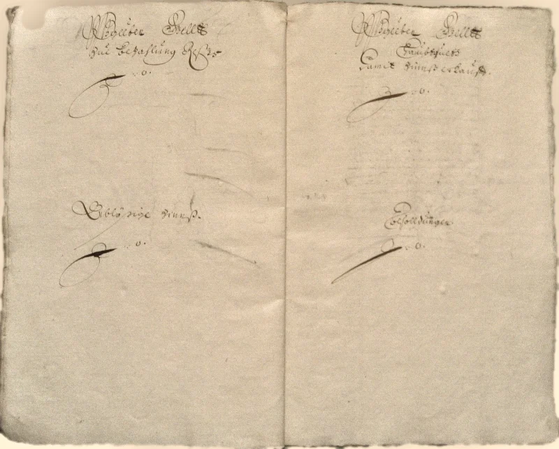 Originalseite der Almosen- und Heiligenrechnungen von Kieselbronn, Aufnahme 39 von 150 (IMG_0924).