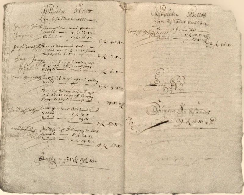 Originalseite der Almosen- und Heiligenrechnungen von Kieselbronn, Aufnahme 43 von 150 (IMG_0928).