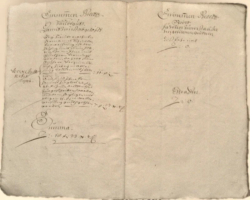 Originalseite der Almosen- und Heiligenrechnungen von Kieselbronn, Aufnahme 52 von 150 (IMG_0937).