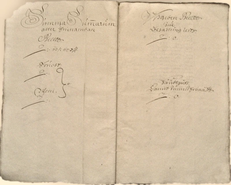 Originalseite der Almosen- und Heiligenrechnungen von Kieselbronn, Aufnahme 56 von 150 (IMG_0941).