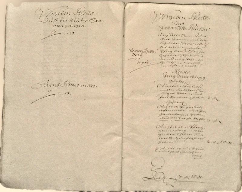 Originalseite der Almosen- und Heiligenrechnungen von Kieselbronn, Aufnahme 58 von 150 (IMG_0943).