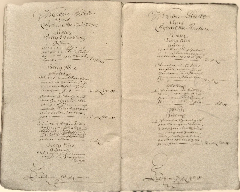 Originalseite der Almosen- und Heiligenrechnungen von Kieselbronn, Aufnahme 59 von 150 (IMG_0944).