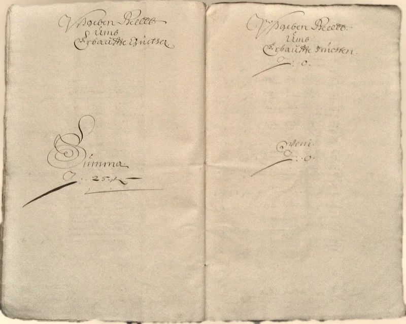 Originalseite der Almosen- und Heiligenrechnungen von Kieselbronn, Aufnahme 60 von 150 (IMG_0945).