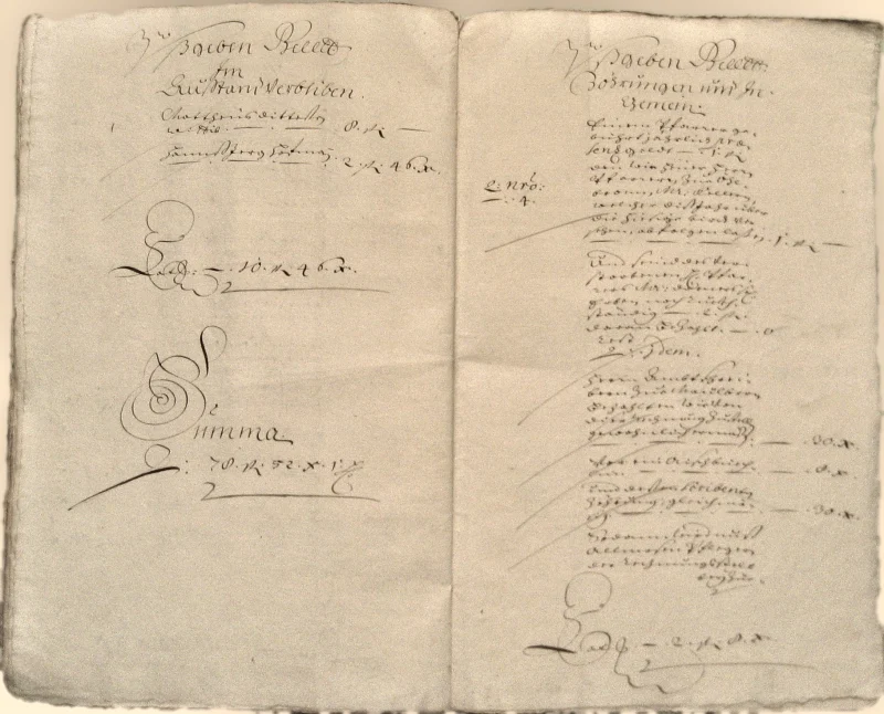 Originalseite der Almosen- und Heiligenrechnungen von Kieselbronn, Aufnahme 63 von 150 (IMG_0948).