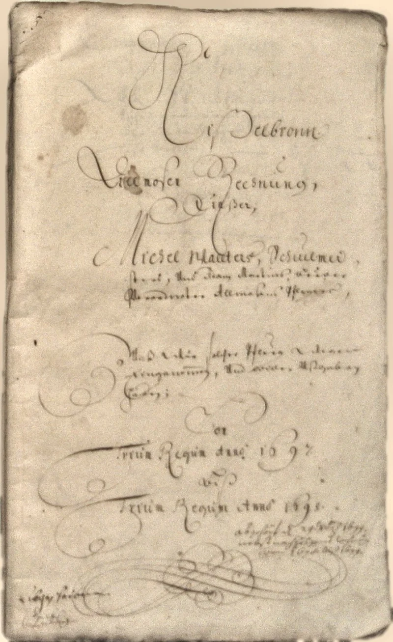 Originalseite der Almosen- und Heiligenrechnungen von Kieselbronn, Aufnahme 73 von 150 (IMG_0958).