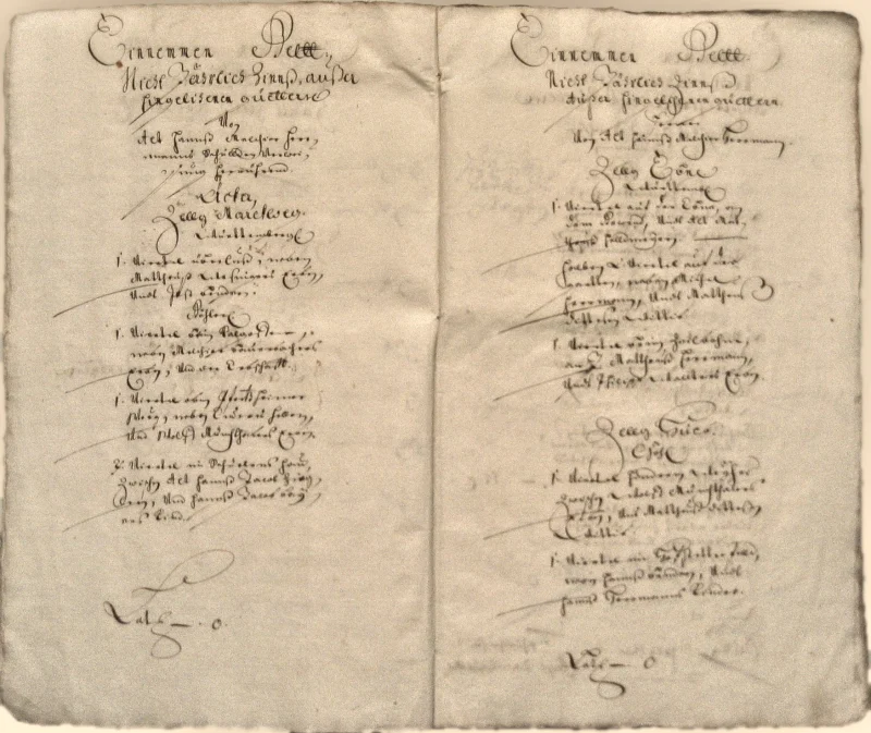 Originalseite der Almosen- und Heiligenrechnungen von Kieselbronn, Aufnahme 77 von 150 (IMG_0962).