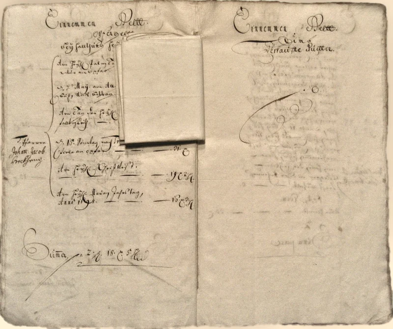 Originalseite der Almosen- und Heiligenrechnungen von Kieselbronn, Aufnahme 80 von 150 (IMG_0965).
