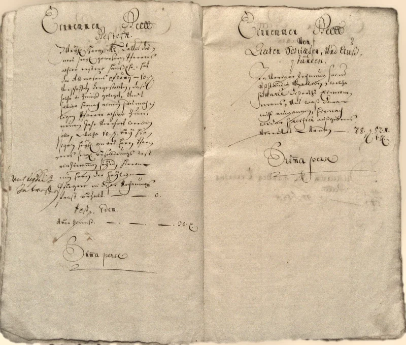 Originalseite der Almosen- und Heiligenrechnungen von Kieselbronn, Aufnahme 81 von 150 (IMG_0966).