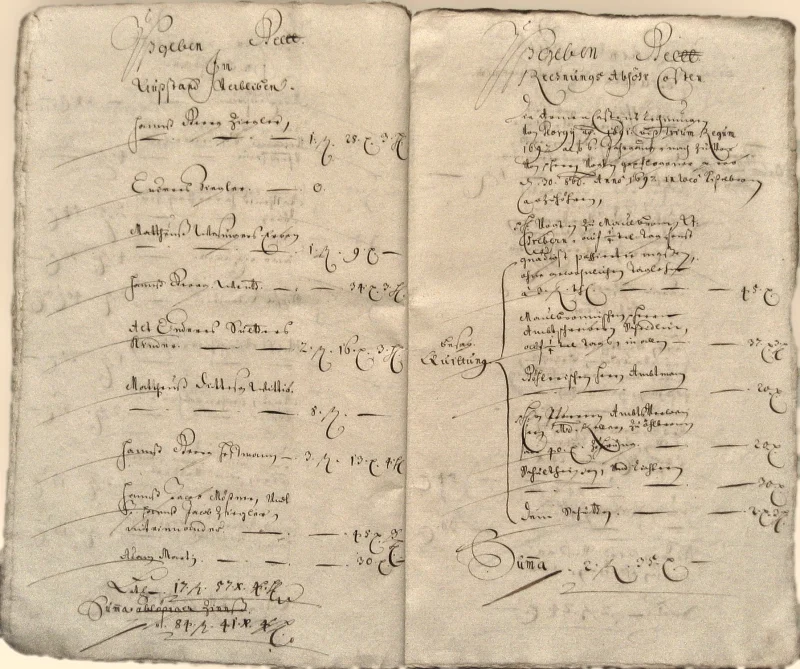 Originalseite der Almosen- und Heiligenrechnungen von Kieselbronn, Aufnahme 87 von 150 (IMG_0972).