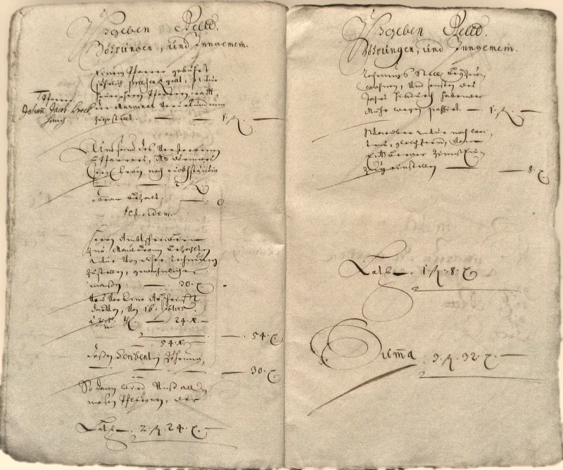 Originalseite der Almosen- und Heiligenrechnungen von Kieselbronn, Aufnahme 88 von 150 (IMG_0973).