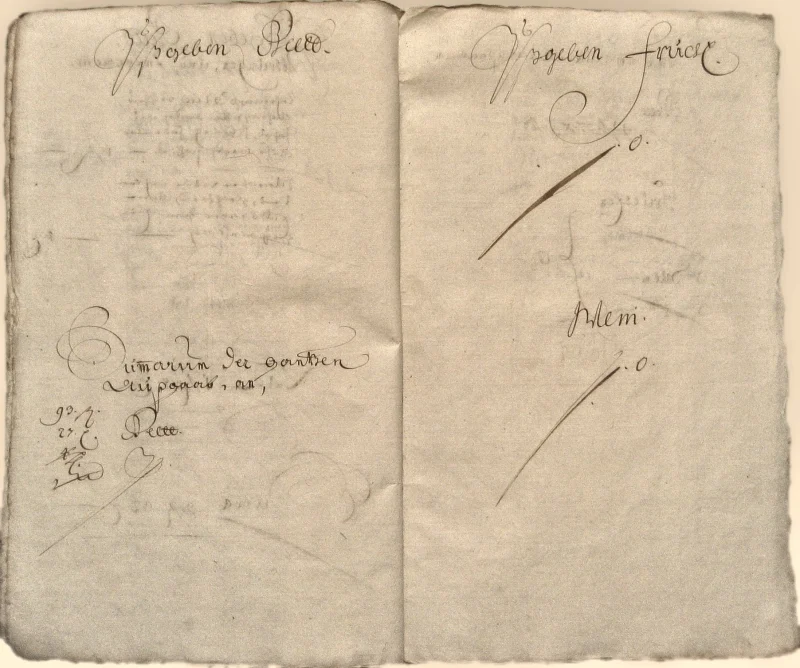 Originalseite der Almosen- und Heiligenrechnungen von Kieselbronn, Aufnahme 89 von 150 (IMG_0974).