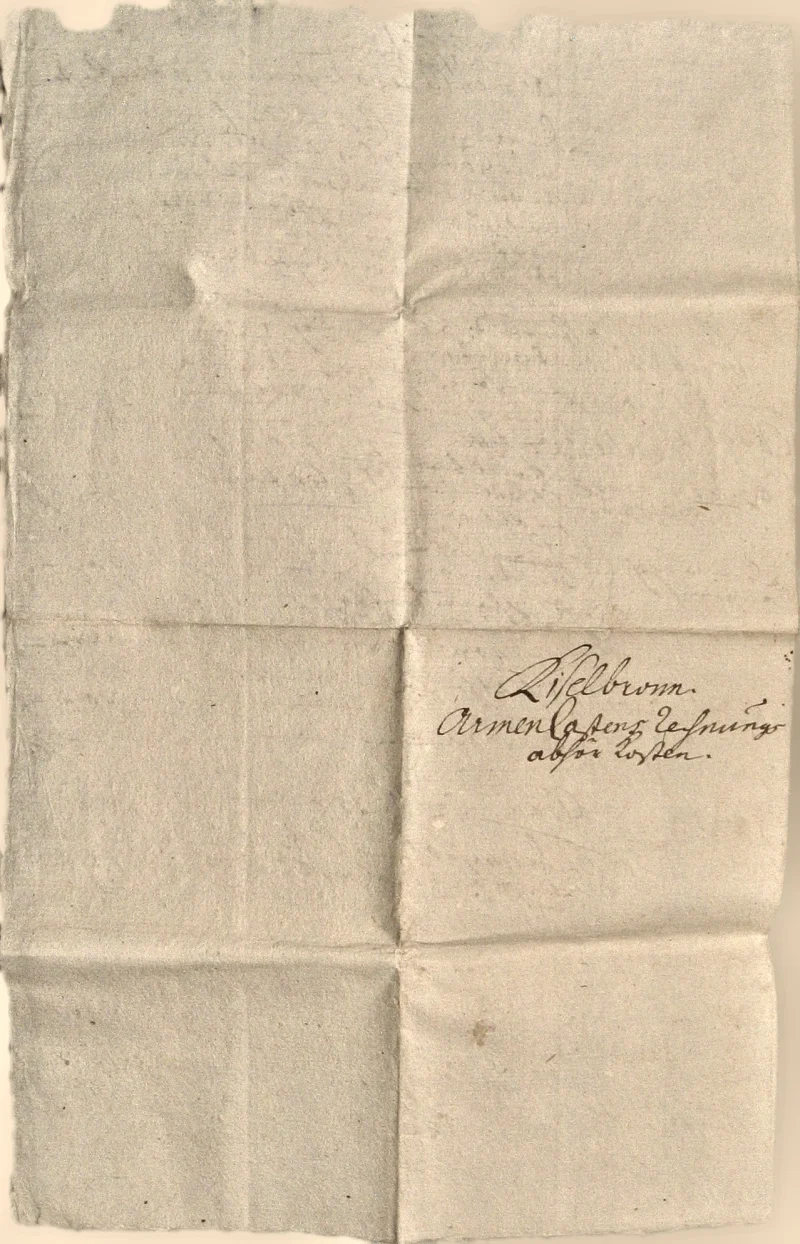 Originalseite der Almosen- und Heiligenrechnungen von Kieselbronn, Aufnahme 93 von 150 (IMG_0978).