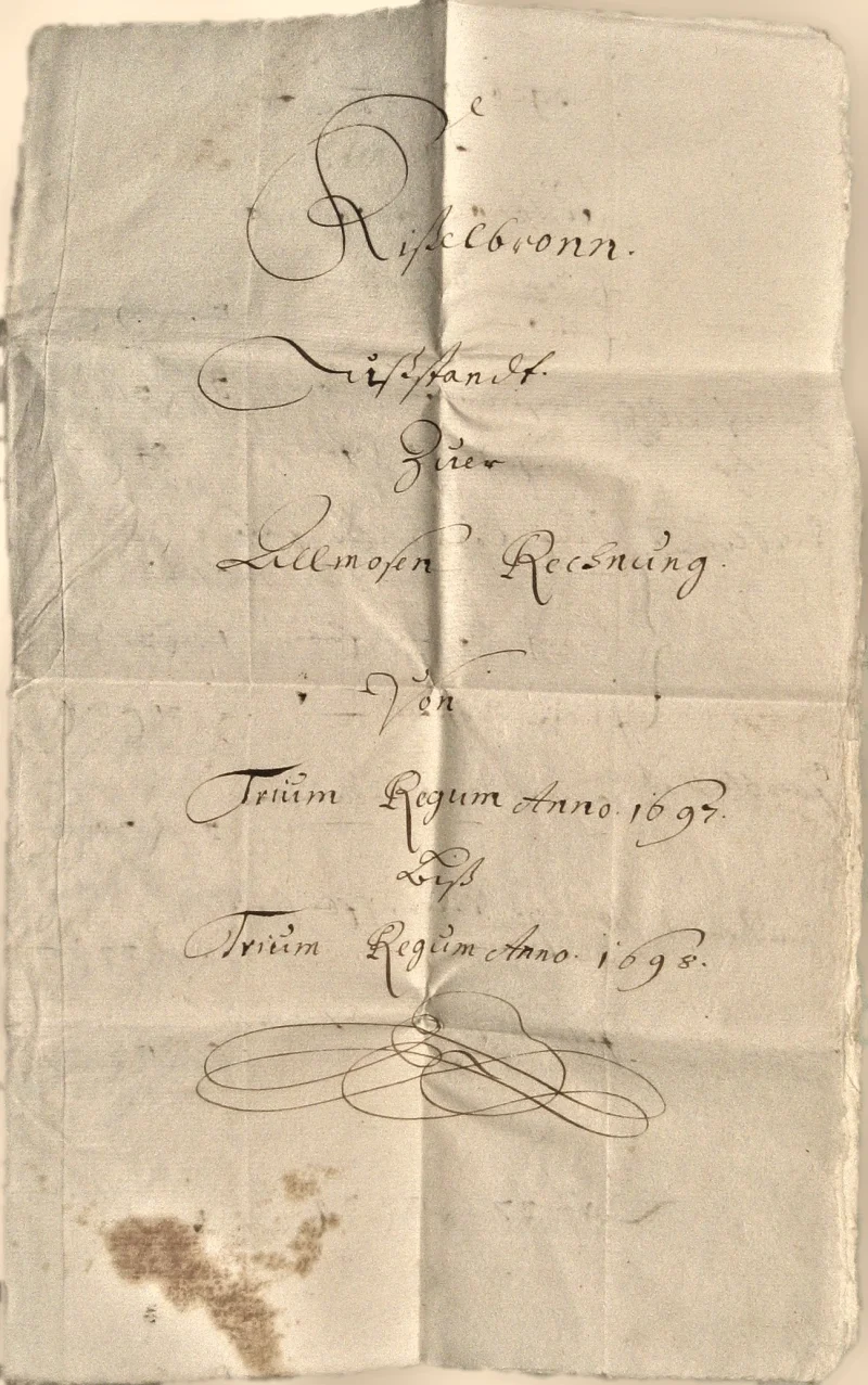 Originalseite der Almosen- und Heiligenrechnungen von Kieselbronn, Aufnahme 95 von 150 (IMG_0980).