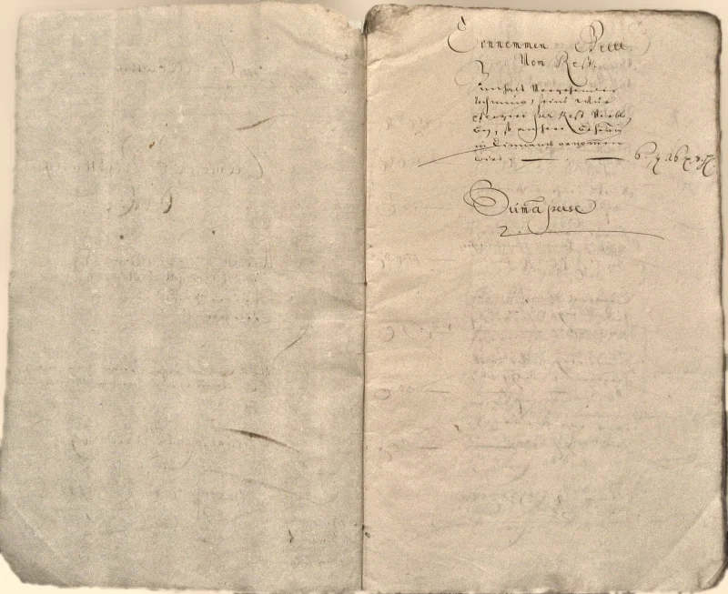 Originalseite der Almosen- und Heiligenrechnungen von Kieselbronn, Aufnahme 101 von 150 (IMG_0986).