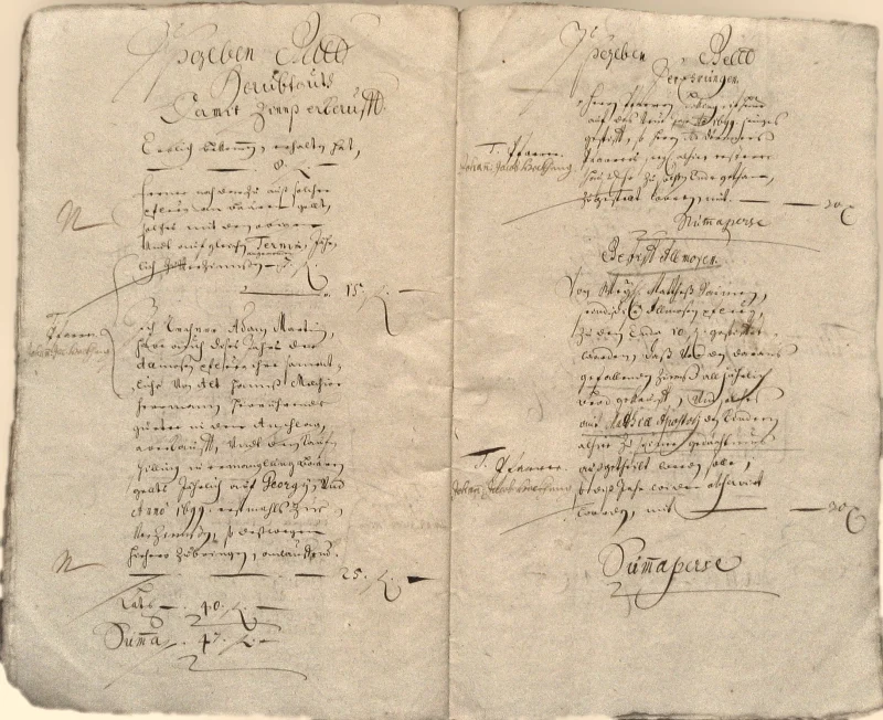Originalseite der Almosen- und Heiligenrechnungen von Kieselbronn, Aufnahme 109 von 150 (IMG_0994).