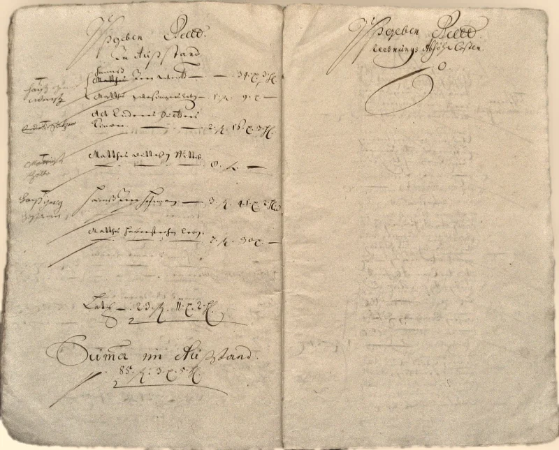 Originalseite der Almosen- und Heiligenrechnungen von Kieselbronn, Aufnahme 112 von 150 (IMG_0997).
