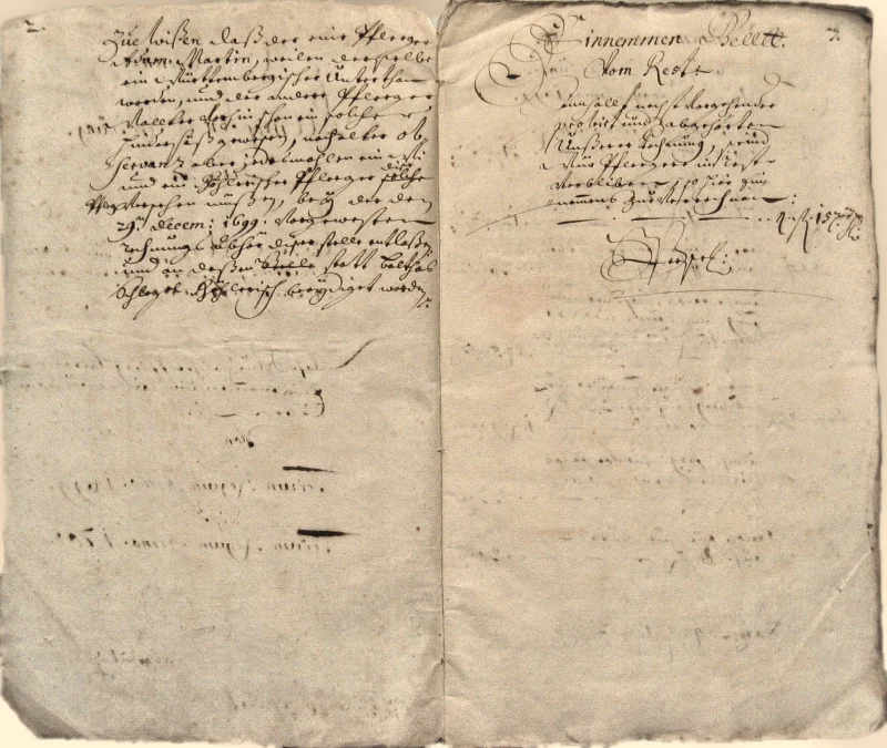 Originalseite der Almosen- und Heiligenrechnungen von Kieselbronn, Aufnahme 119 von 150 (IMG_1004).