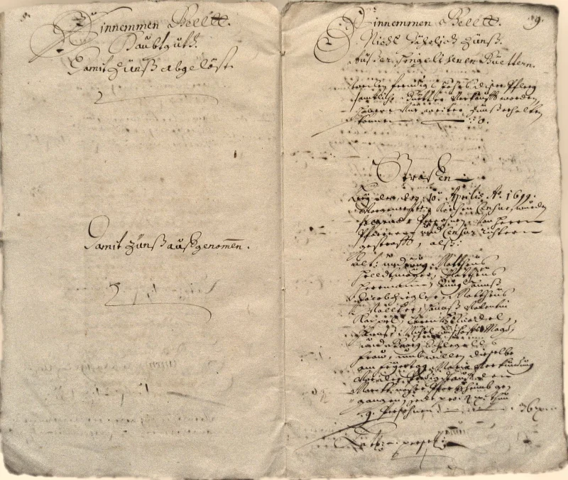 Originalseite der Almosen- und Heiligenrechnungen von Kieselbronn, Aufnahme 122 von 150 (IMG_1007).