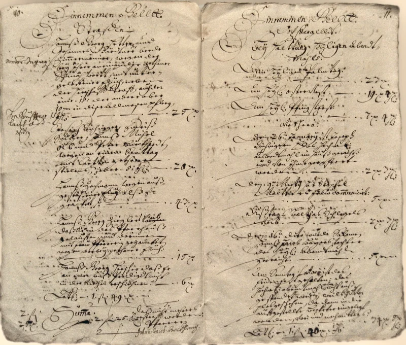 Originalseite der Almosen- und Heiligenrechnungen von Kieselbronn, Aufnahme 123 von 150 (IMG_1008).