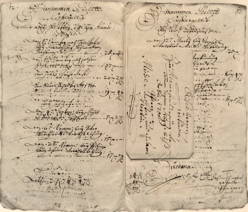 Originalseite der Almosen- und Heiligenrechnungen von Kieselbronn, Aufnahme 124 von 150 (IMG_1009).