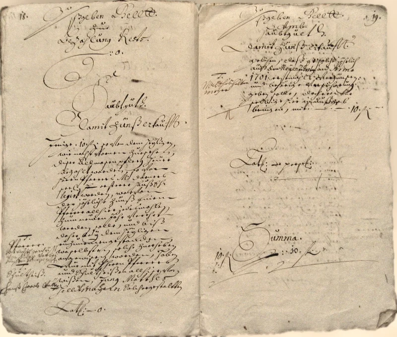 Originalseite der Almosen- und Heiligenrechnungen von Kieselbronn, Aufnahme 128 von 150 (IMG_1013).