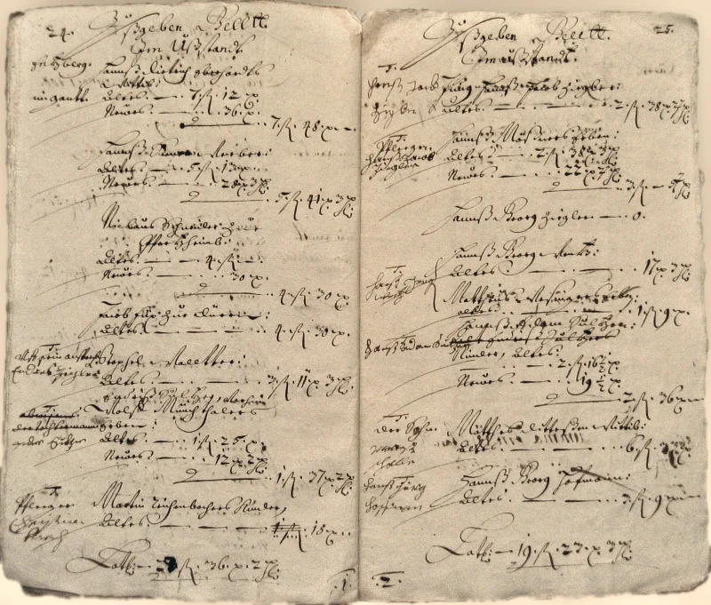Originalseite der Almosen- und Heiligenrechnungen von Kieselbronn, Aufnahme 131 von 150 (IMG_1016).