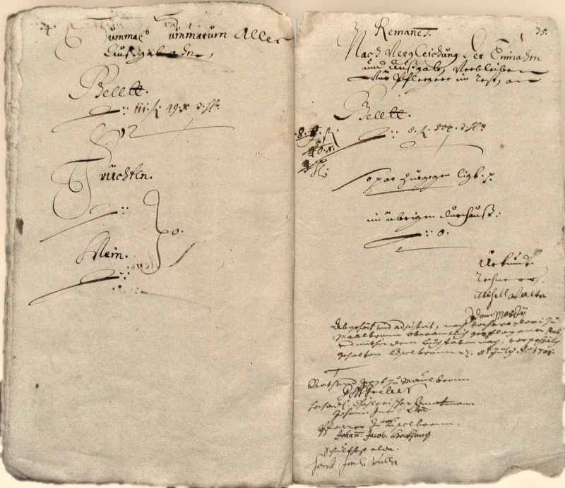 Originalseite der Almosen- und Heiligenrechnungen von Kieselbronn, Aufnahme 136 von 150 (IMG_1021).