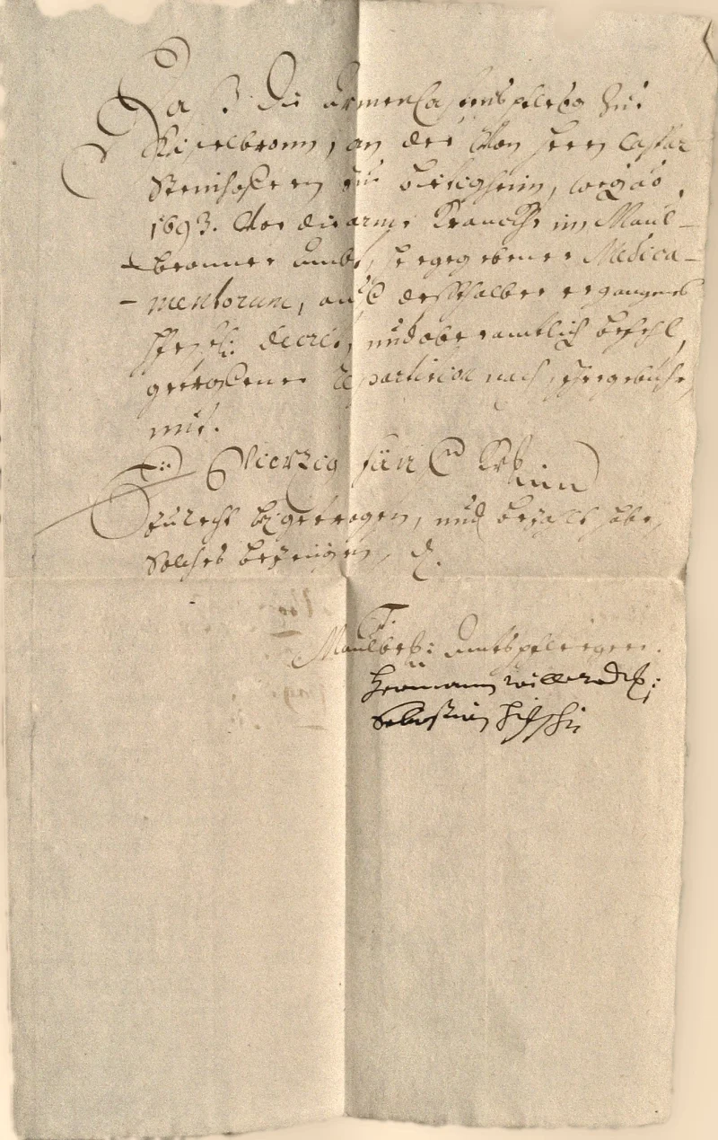 Originalseite der Almosen- und Heiligenrechnungen von Kieselbronn, Aufnahme 145 von 150 (IMG_1030).